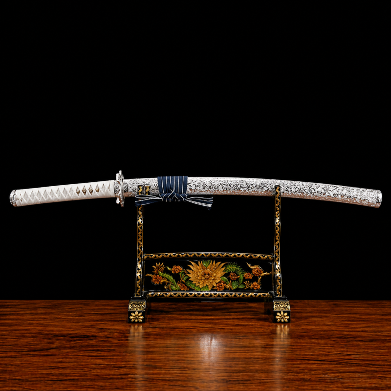 Angyal Szárnya T10 Acél Katana (Éles Verzió) 2
