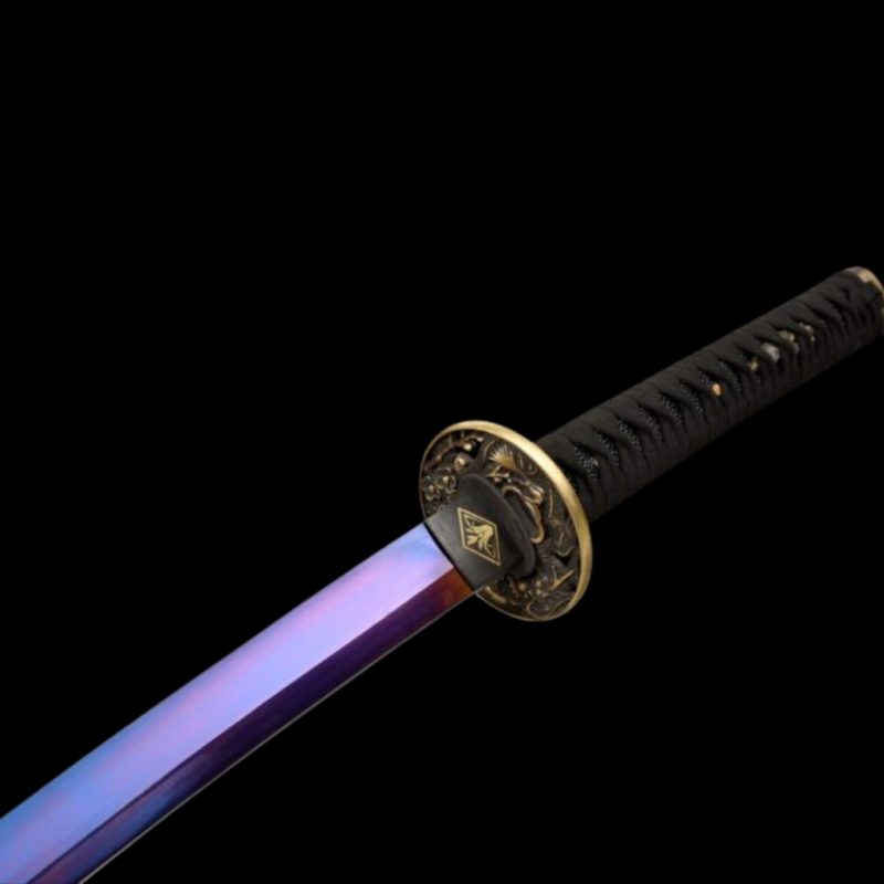 Owase Lila Mangánacél Katana (Éles Verzió) 10