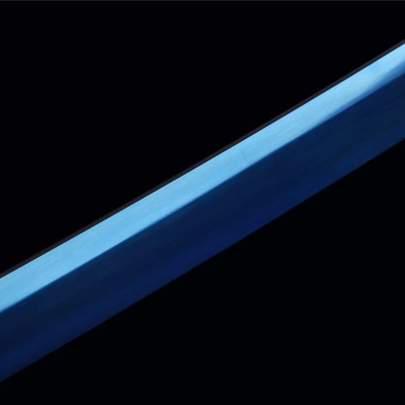 Kék Sárkánykirály T10 Acél Katana (Éles Verzió) 11