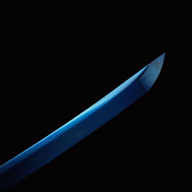 Kék Sárkánykirály T10 Acél Katana (Éles Verzió) 12