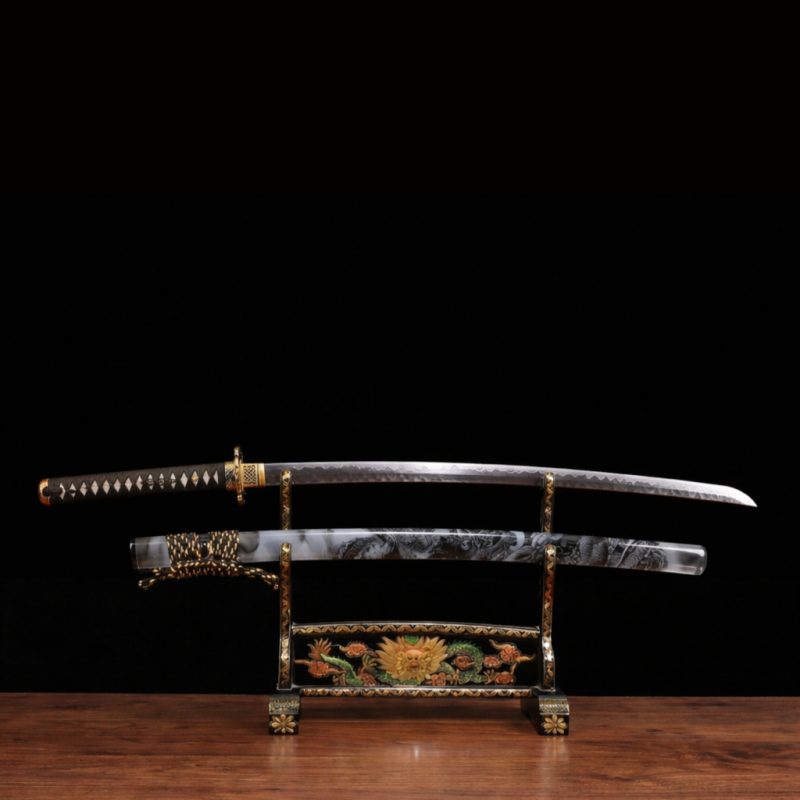 Katana Tsubasa (Kalapált Damaszkuszi Acél) 4