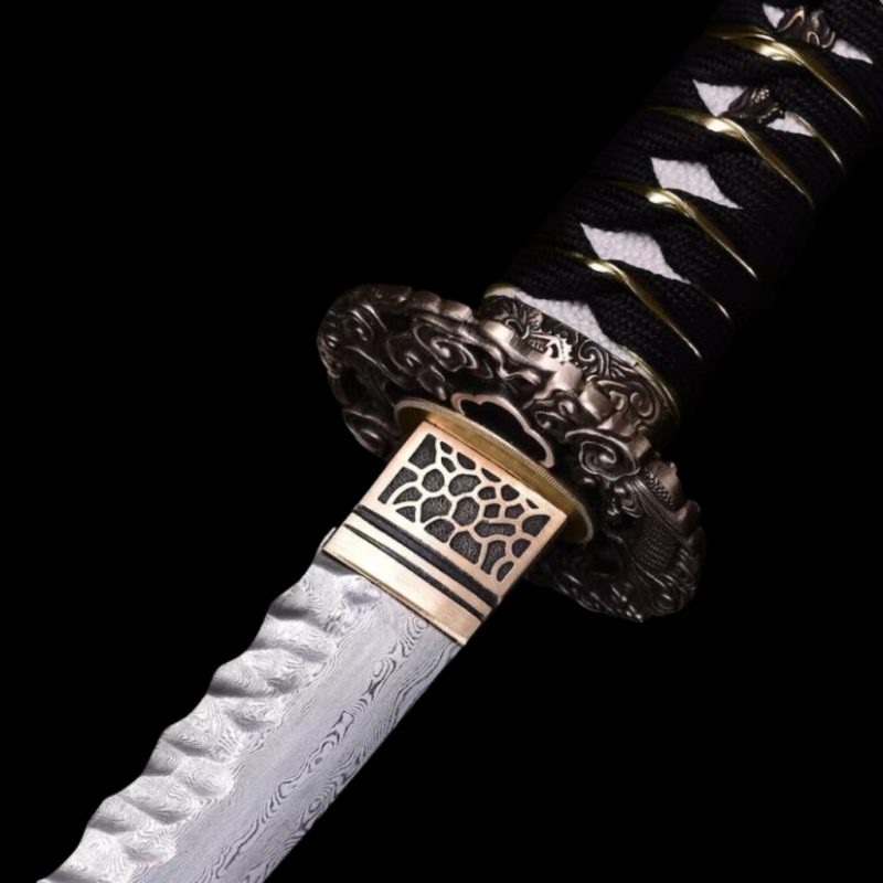 Katana Tsubasa (Kalapált Damaszkuszi Acél) 7