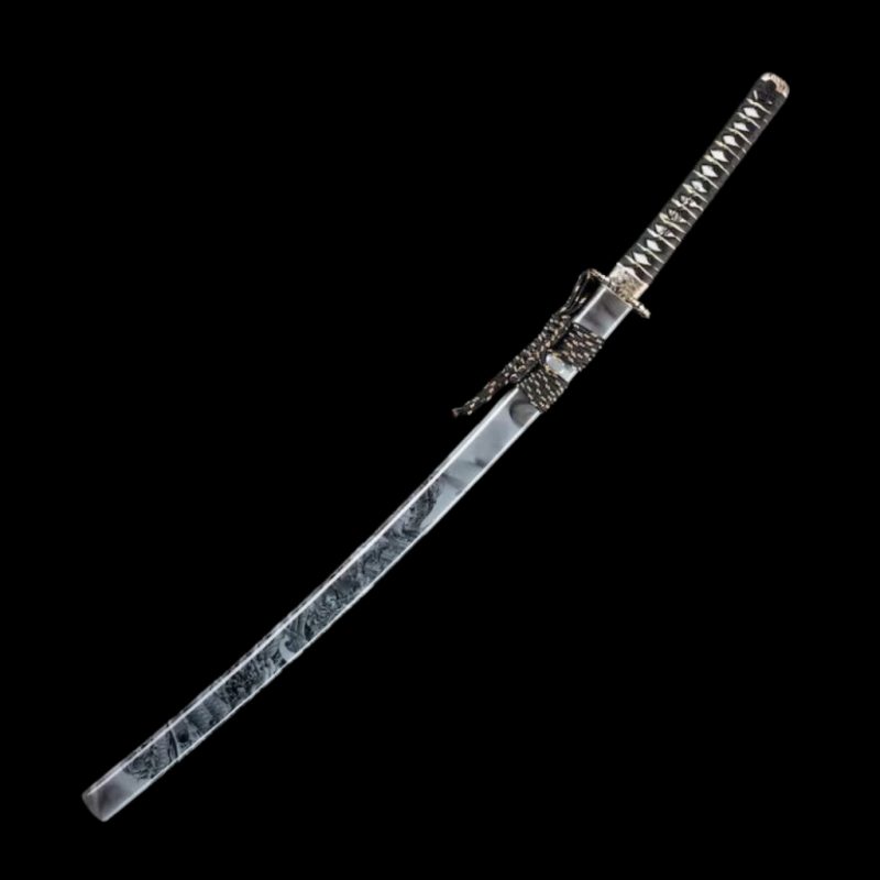 Katana Tsubasa (Kalapált Damaszkuszi Acél) 9