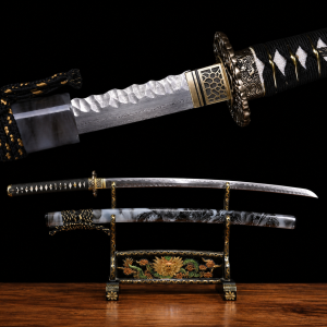 Katana Tsubasa (Kalapált Damaszkuszi Acél)