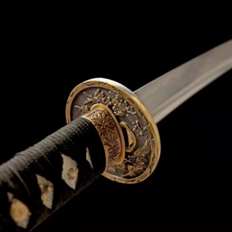 Katana Sango (T10 Acél Valódi Hamonnal és Valódi Rája-bőrrel) 5