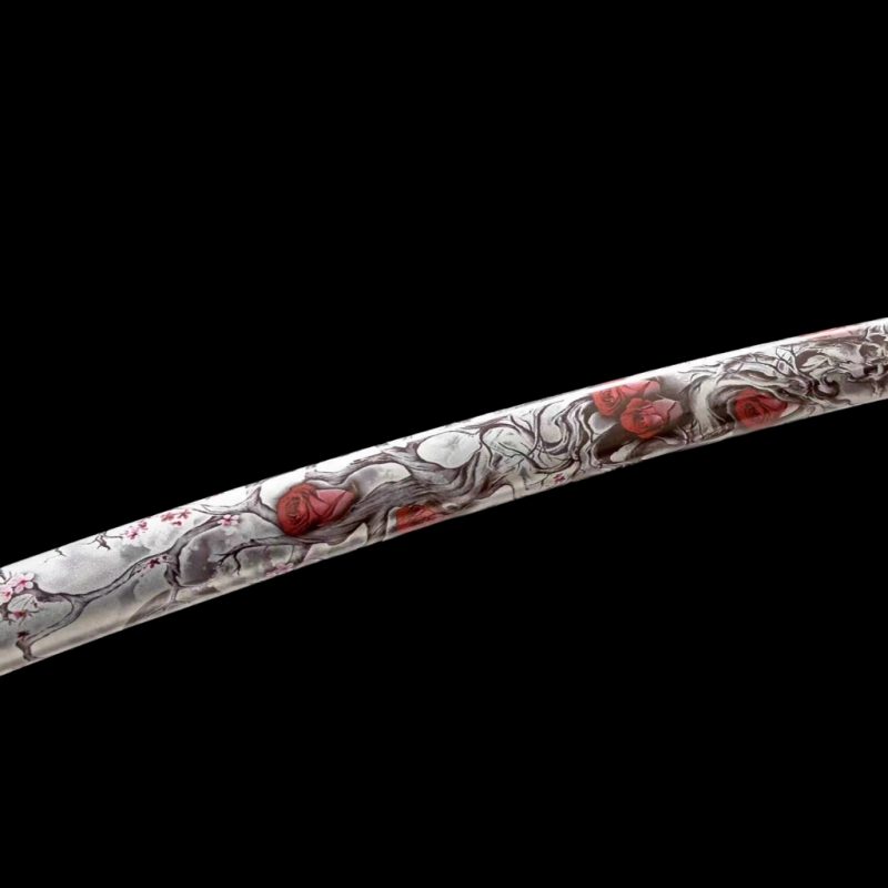 Katana Sango (T10 Acél Valódi Hamonnal és Valódi Rája-bőrrel) 6