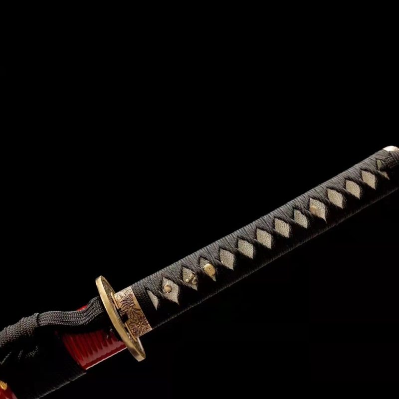 Katana Sango (T10 Acél Valódi Hamonnal és Valódi Rája-bőrrel) 8