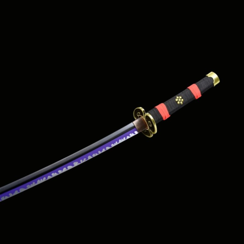 Fekete Enma katana – One Piece (1060-as szénacél) 6