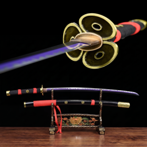 Fekete Enma katana – One Piece (1060-as szénacél)