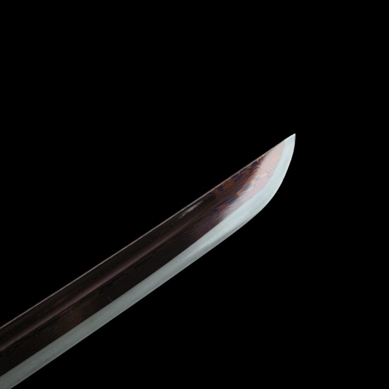 Katana Kazaguruma (Kék damaszkuszi acél) 11