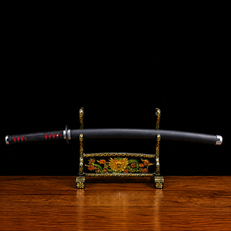 Tanjiro Kamado V2 katana – Demon Slayer (1060-as szénacél) 2