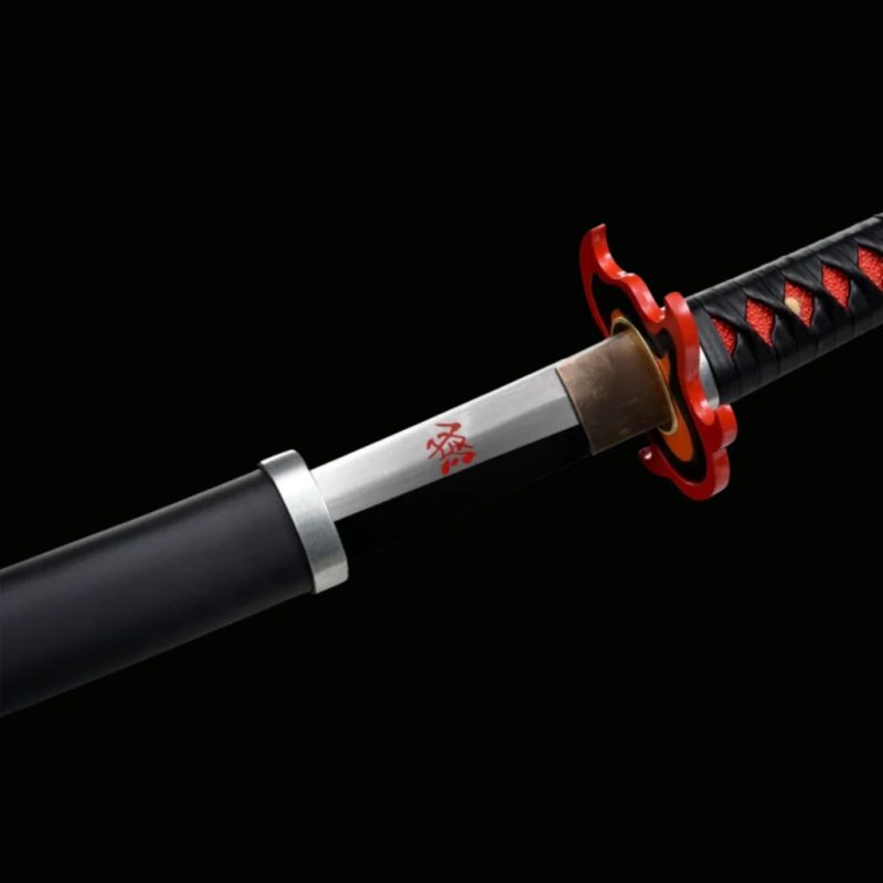 Tanjiro Kamado V2 katana – Demon Slayer (1060-as szénacél) 8