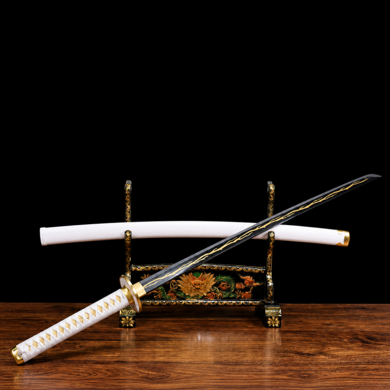 Zenitsu Agatsuma katana – Demon Slayer (1060-as szénacél) 3