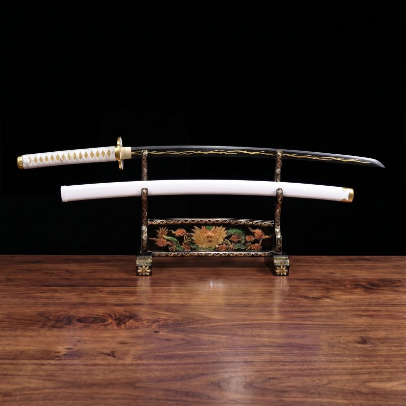 Zenitsu Agatsuma katana – Demon Slayer (1060-as szénacél) 10