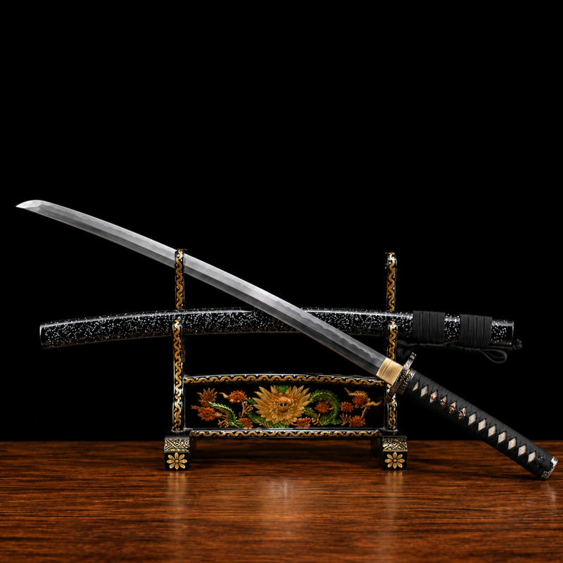 Katana Hibana (T10 Acél Hitatsura Hamonnal) 3