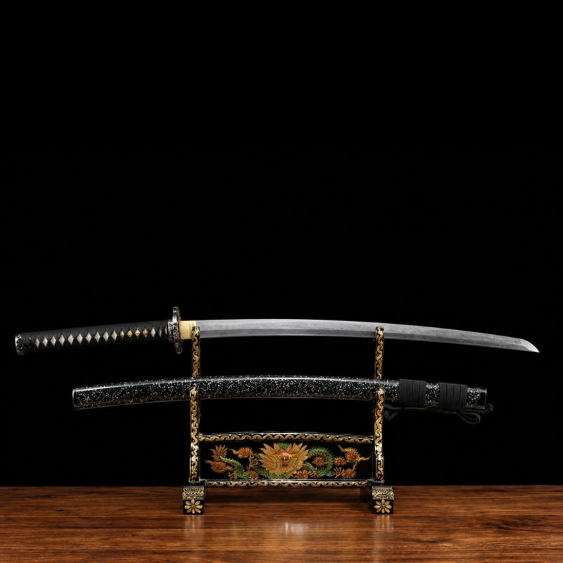 Katana Hibana (T10 Acél Hitatsura Hamonnal) 4