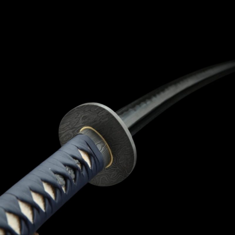 Katana Yuzuki (Damaszkuszi Acél Valódi Hamonnal) 11