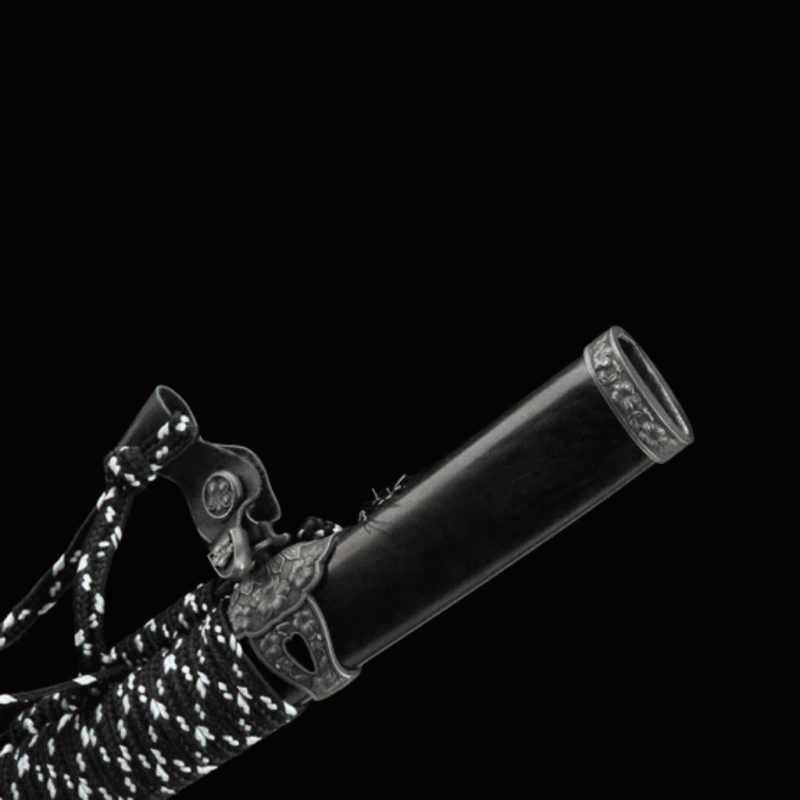 Katana Raikiri (Damaszkuszi Acél Valódi Hamonnal) 14