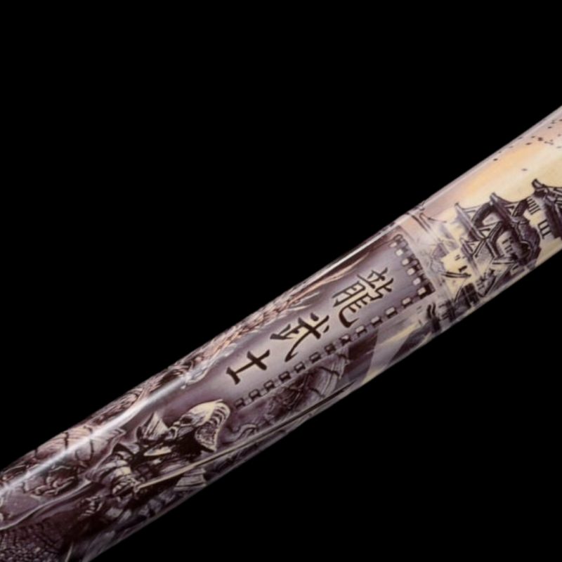Katana Ryusui (1060-as Szénacél) 9