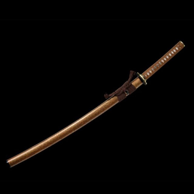 Katana Kihaku (Damaszkuszi Acél Valódi Hamonnal és Rája-bőrrel) 14