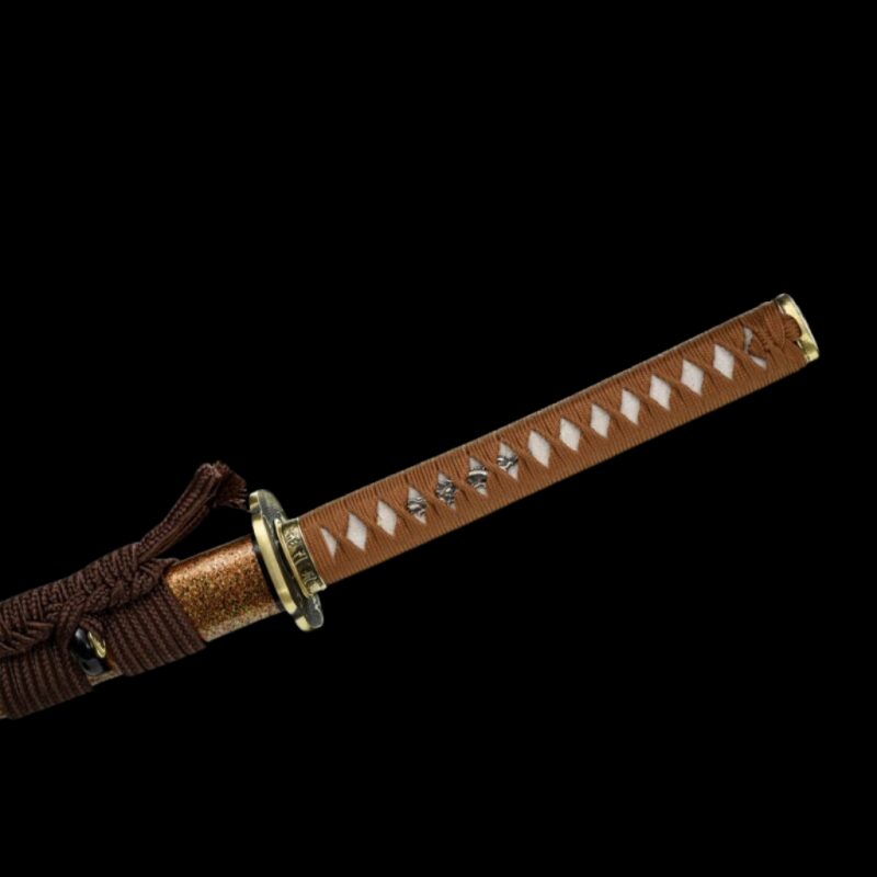 Katana Kihaku (Damaszkuszi Acél Valódi Hamonnal és Rája-bőrrel) 6