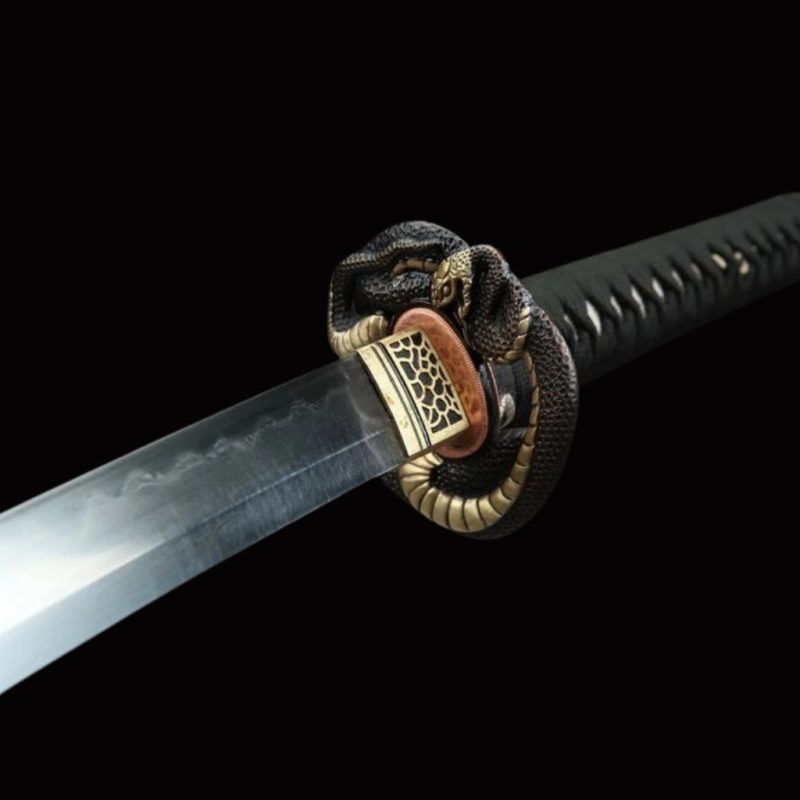 Katana Tsukuyomi (Damaszkuszi Acél Valódi Hamonnal) 11