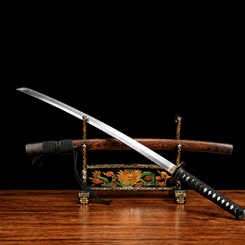 Katana Tsukuyomi (Damaszkuszi Acél Valódi Hamonnal) 3