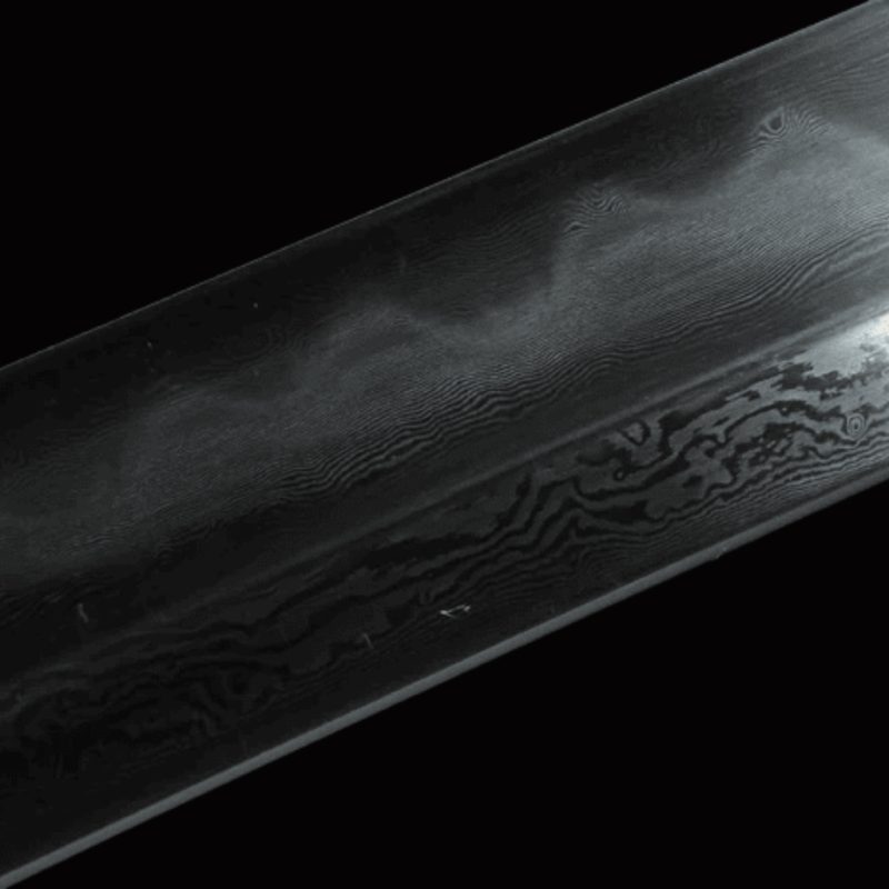 Katana Tsukuyomi (Damaszkuszi Acél Valódi Hamonnal) 9