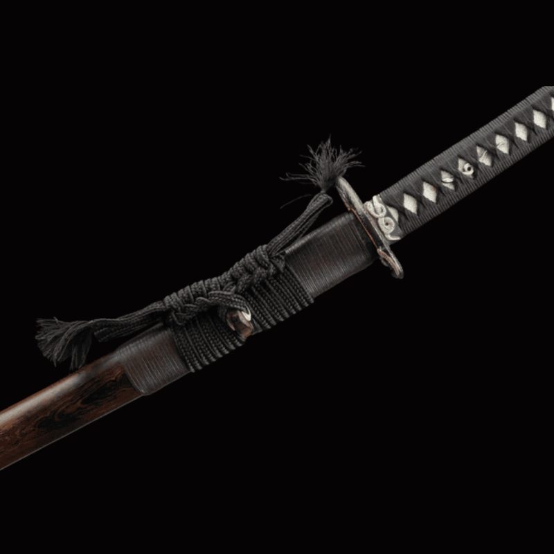 Katana Tsukuyomi (Damaszkuszi Acél Valódi Hamonnal) 10