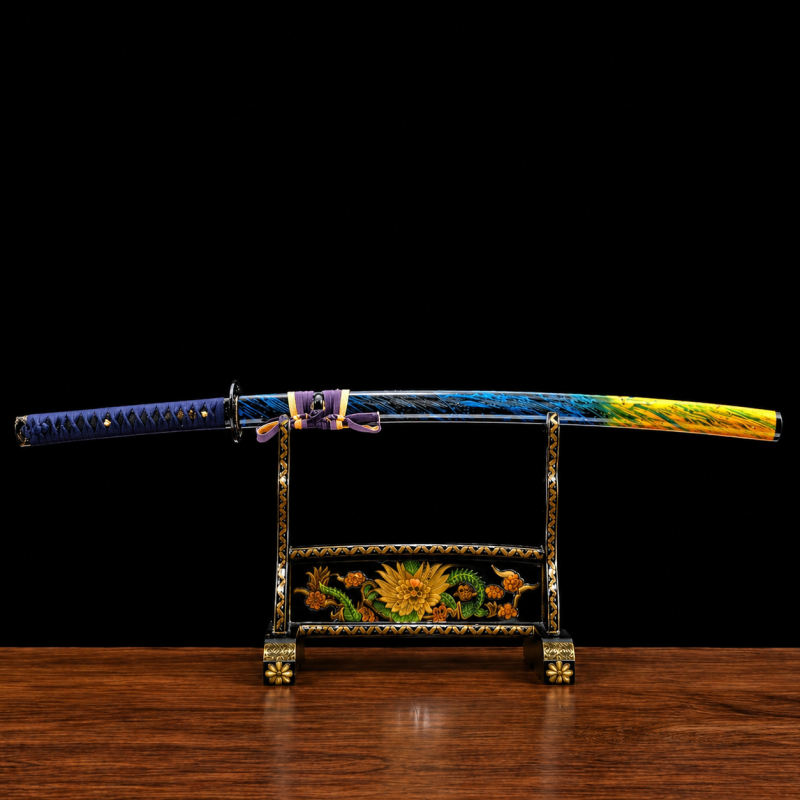 Katana Mangetsu (1060-as Szénacél) 2