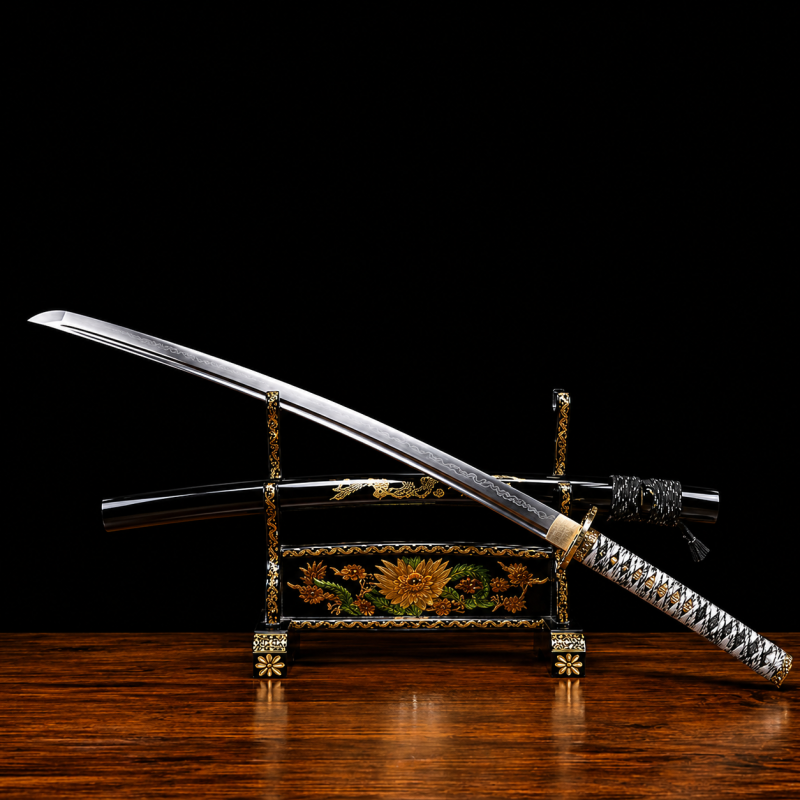Katana Beni (T10 Acél Valódi Hamonnal) 3