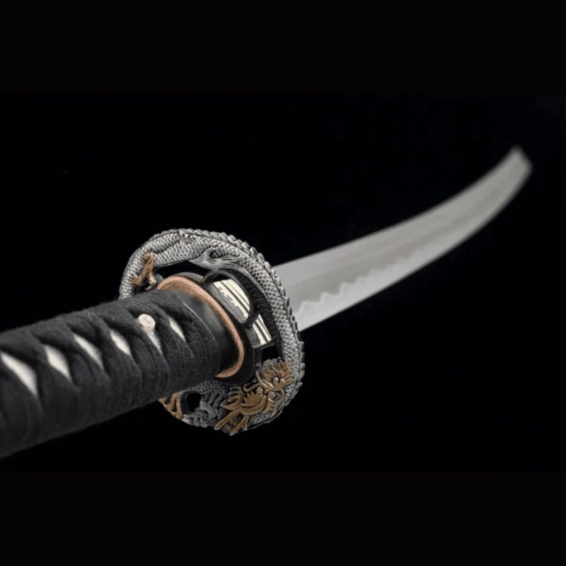 Katana Tsuyu (T10 Mag + Damaszkusz Valódi Hamonnal) 9