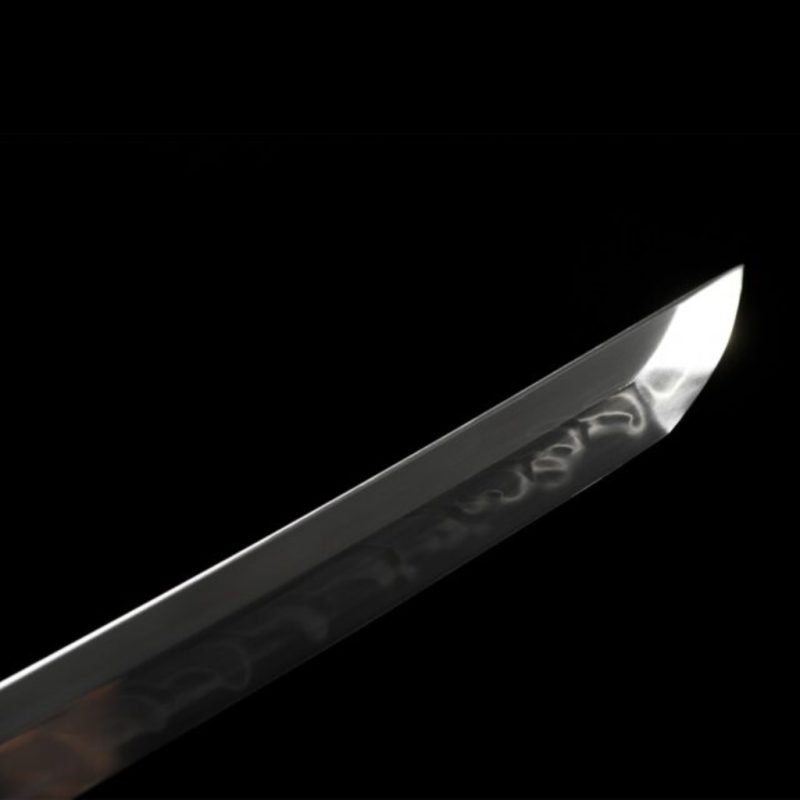 Katana Senka (T10 Acél Valódi Hamonnal és Rája-bőrrel) 11