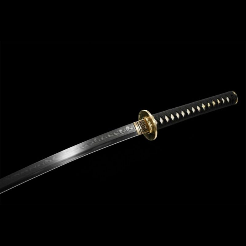 Katana Senka (T10 Acél Valódi Hamonnal és Rája-bőrrel) 10
