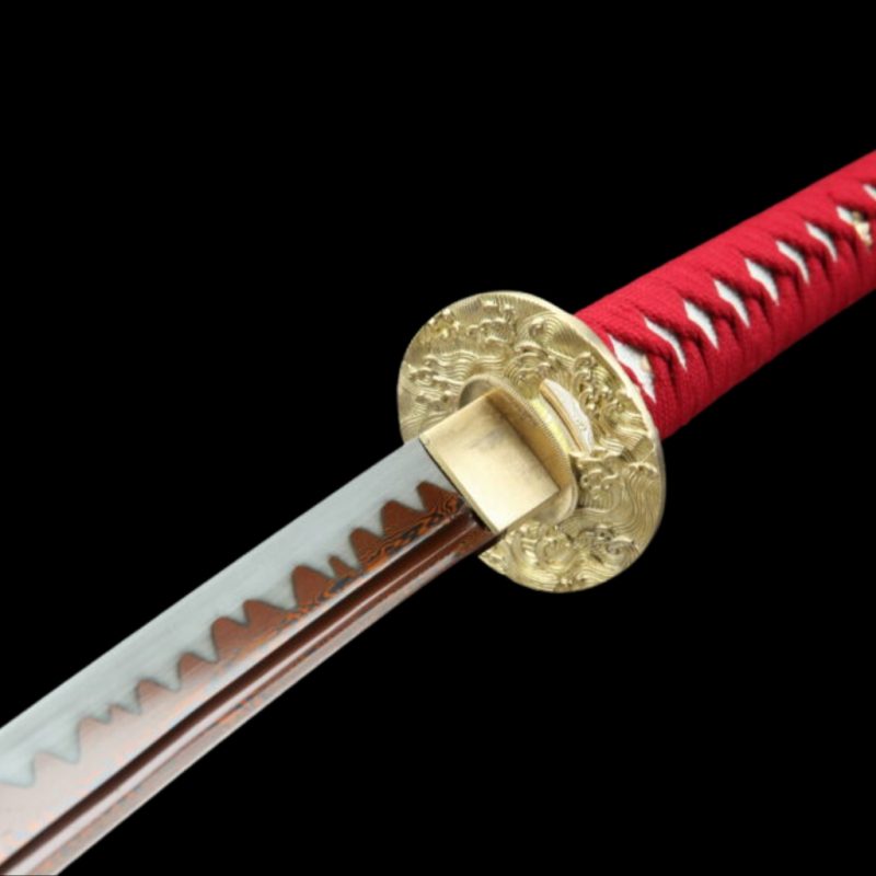 Katana Ginka (Vörös Damaszkuszi Acél) 5