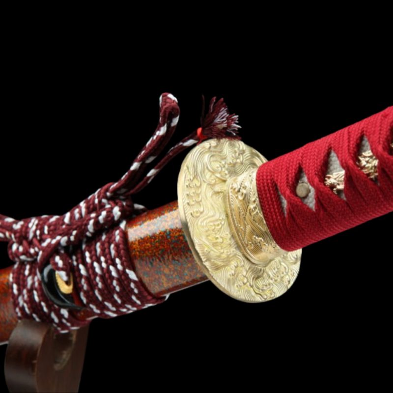 Katana Ginka (Vörös Damaszkuszi Acél) 9