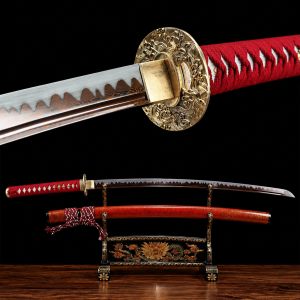 Katana Ginka (Vörös Damaszkuszi Acél)