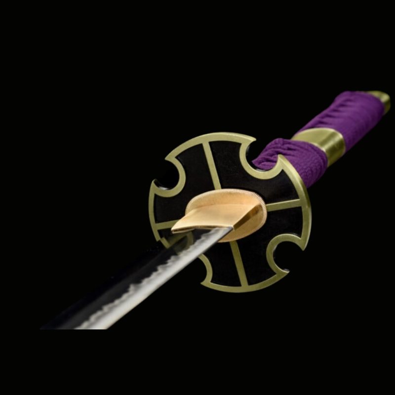 Zoro Nidai Kitetsu katana – One Piece (1060-as szénacél) 7