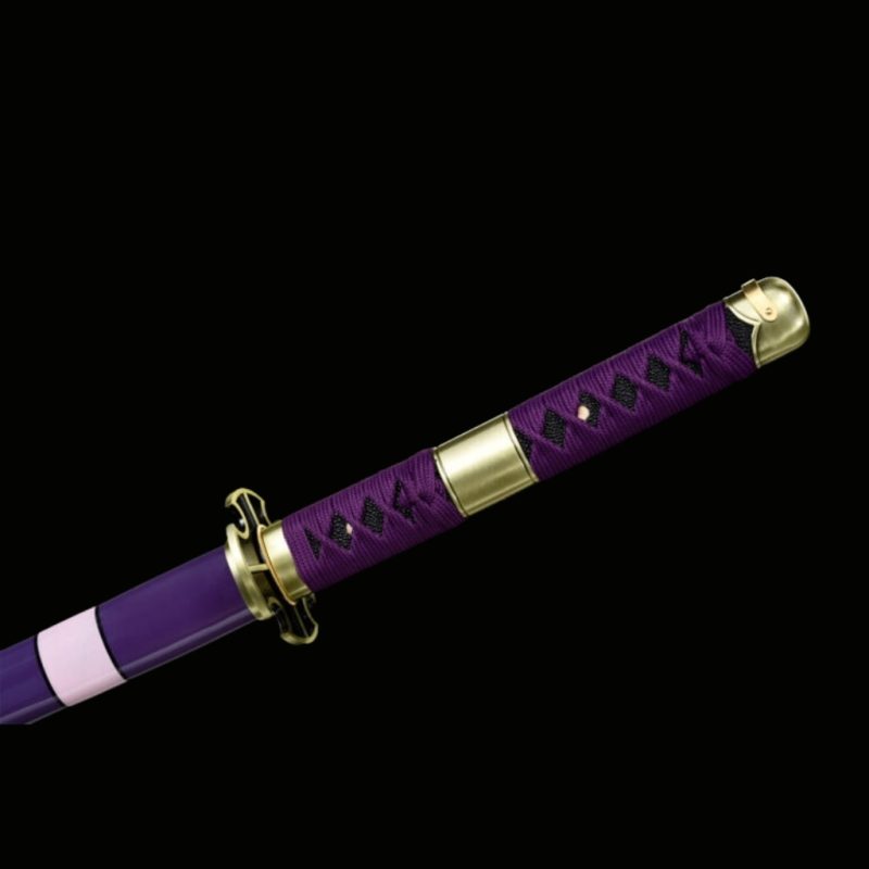 Zoro Nidai Kitetsu katana – One Piece (1060-as szénacél) 8