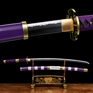 Zoro Nidai Kitetsu katana – One Piece (1060-as szénacél)