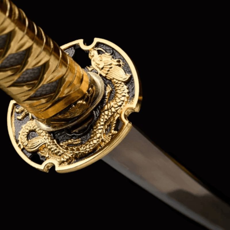 Katana Akatombo (Arany Mangánacél) 9