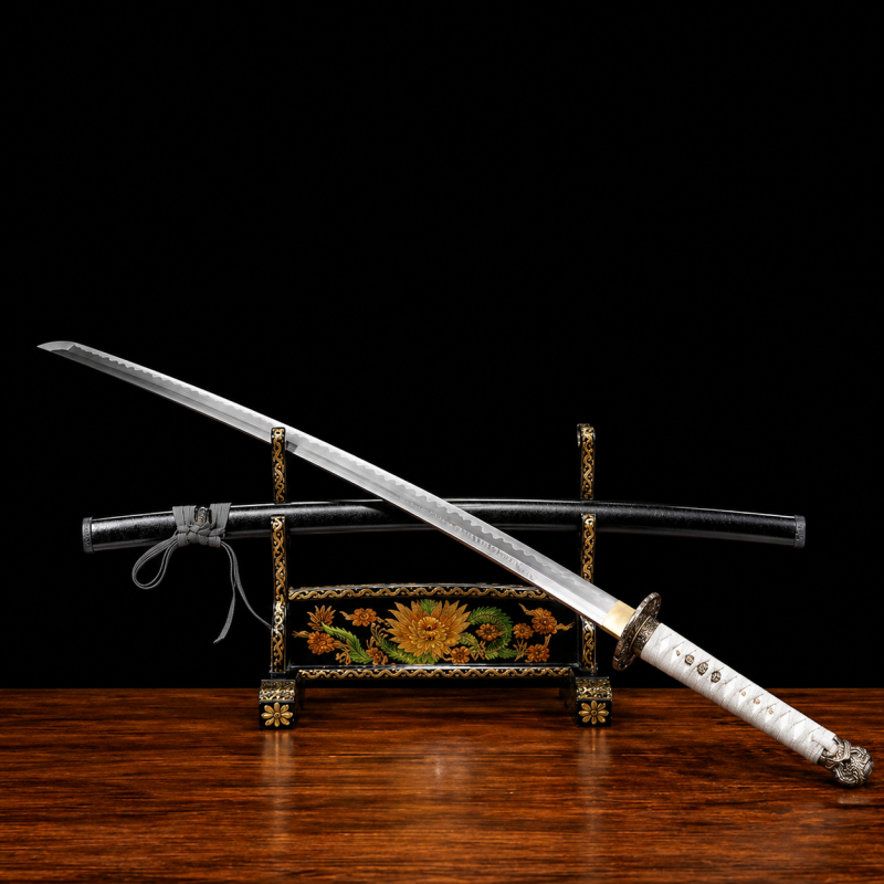 Katana Moonveil: Elden Ring (Damaszkuszi Acél Valódi Hamonnal) 3