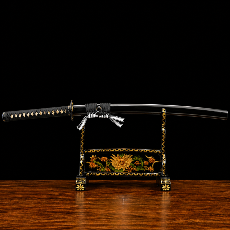 Katana Aoba (Sanmai Acél: 1095-ös Mag + Damaszkusz) 2