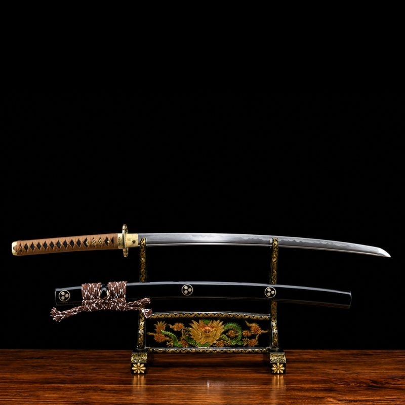 Katana Reiken (T10 Acél Valódi Rája-bőrrel) 4