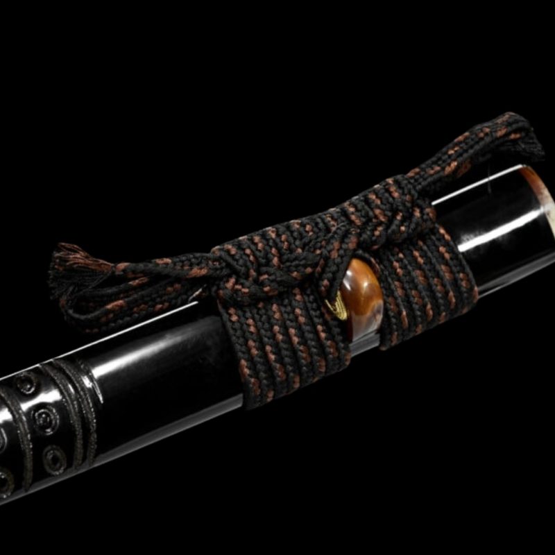 Hanafubuki katana (T10 acél, valódi choji hamon) 12