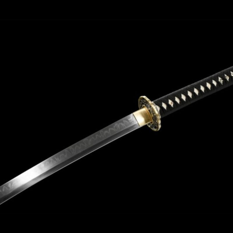 Hanafubuki katana (T10 acél, valódi choji hamon) 13