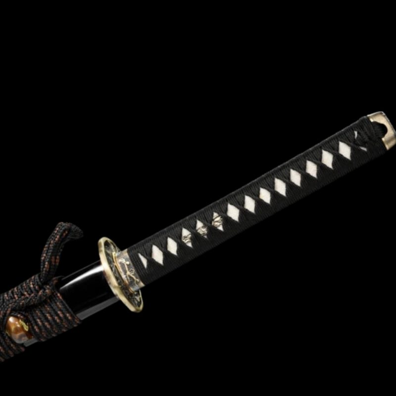 Hanafubuki katana (T10 acél, valódi choji hamon) 15