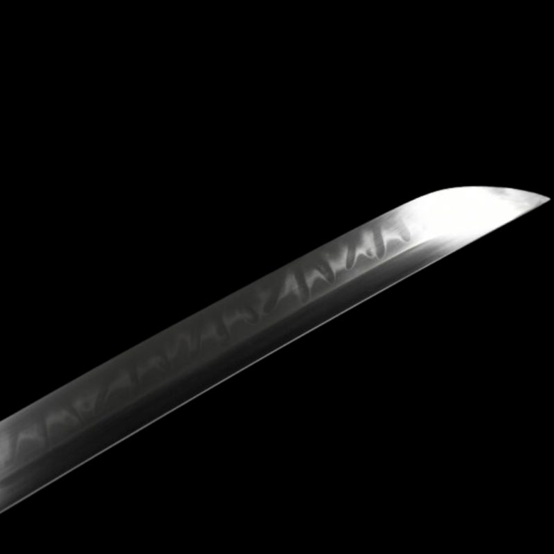Hanafubuki katana (T10 acél, valódi choji hamon) 8