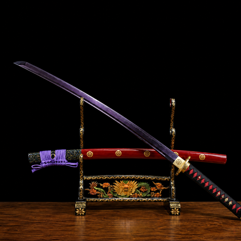 Katana Murasame (1095-ös Szénacél Valódi Hamonnal) 3