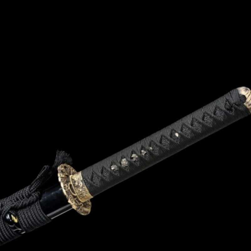 Hisame katana (piros damaszkuszi acél) 9